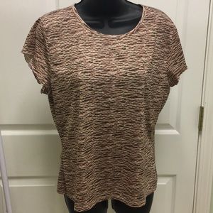 INC Pullover shell with sequins, size XL.
